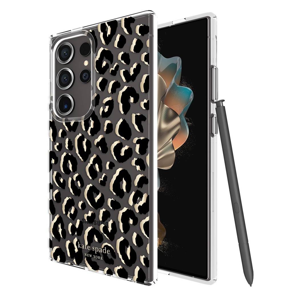 Kate Spade New York Protective Case For Galaxy S24 Ultra - City Leopard
