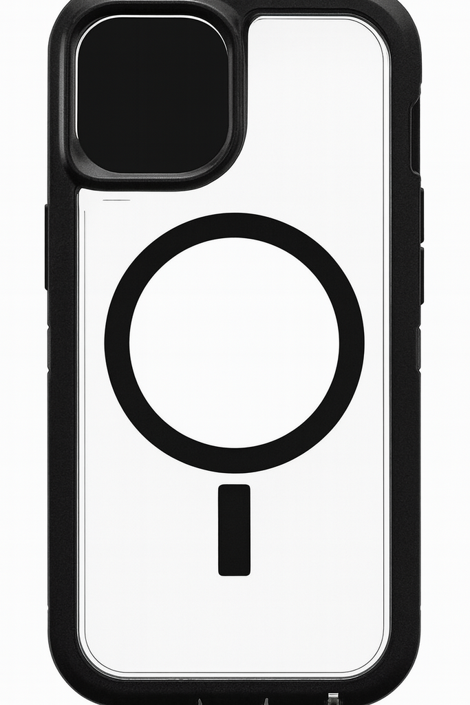 Otterbox Defender Pro Xt Clear Magsafe Case For Apple Iphone 13/14/15 - Dark Side