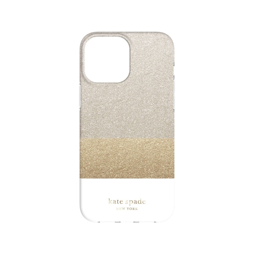 Kate Spade New York Series Case For Iphone 13 Pro Max - Glitter Block White