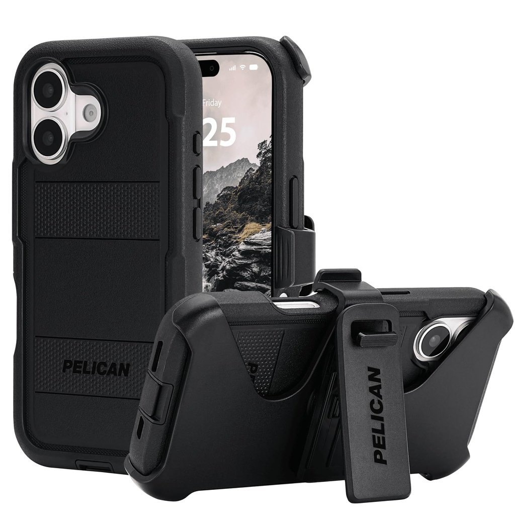Pelican Voyager Black Magsafe Phone Case For Iphone 17