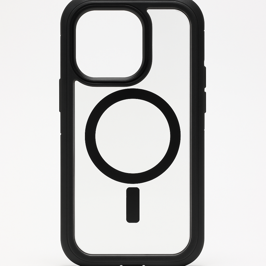 Otterbox Defender Pro Xt Clear Magsafe Case For Apple Iphone 15 Pro, Dark Side