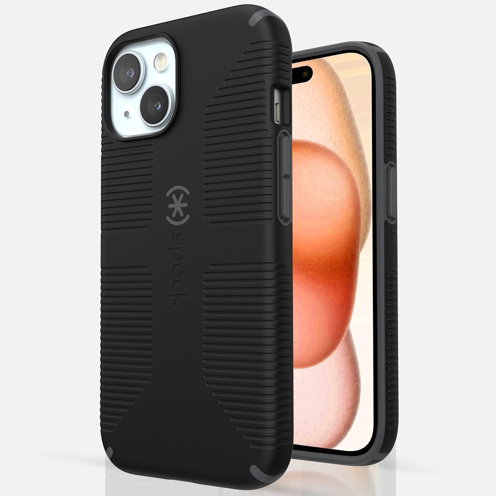 Candyshell Grip Magsafe Apple Iphone 15 Case - Black/Slate Grey