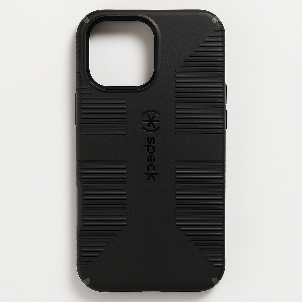 Speck Candyshell Grip Magsafe Case For Iphone 16 Pro Max - Black/Slate Grey