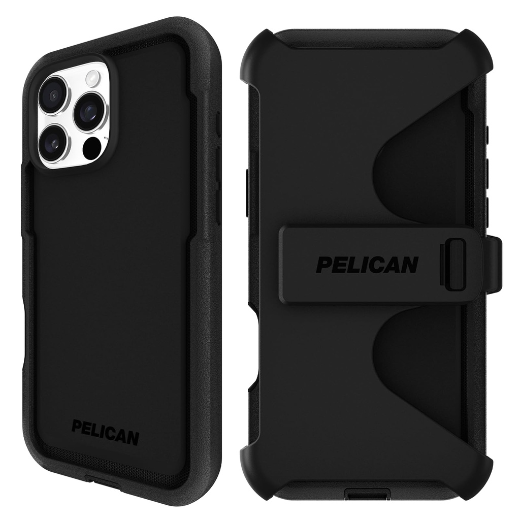 Pelican Voyager Black Magsafe Case For Iphone 16 Pro Max