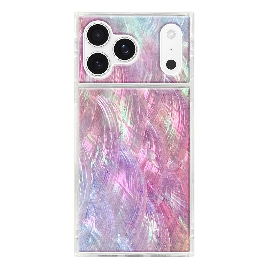 Square Case With Magsafe For Iphone 17 Pro Max - Pink Mother Of Pearl