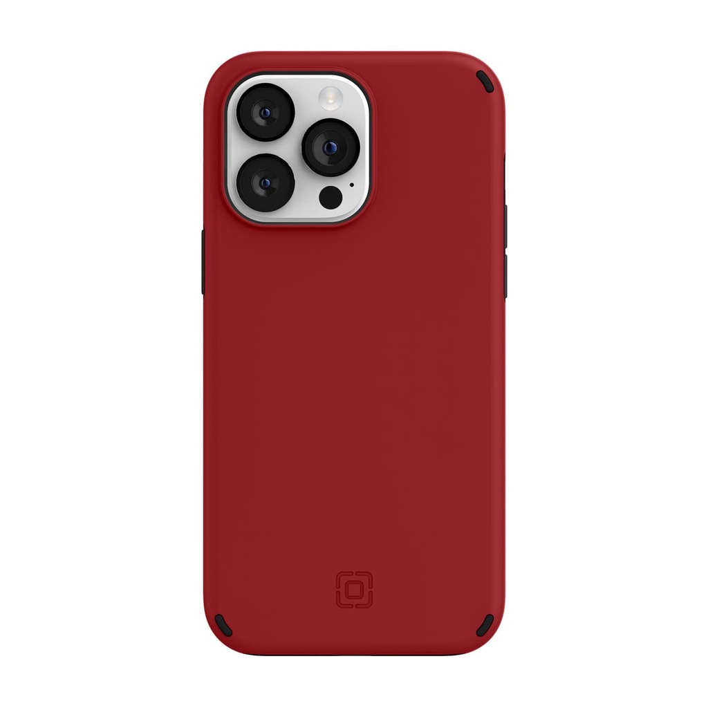 Incipio Duo Case For Apple Iphone 14 Pro Max, Scarlet Red And Black