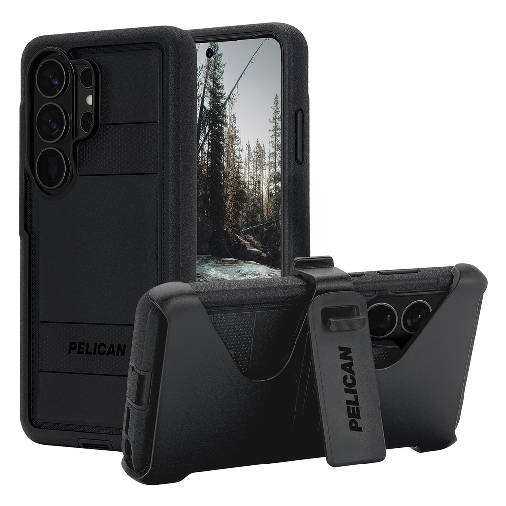 Pelican Voyager Magnetic Phone Case with Holster for Samsung Galaxy S26 Ultra - Black