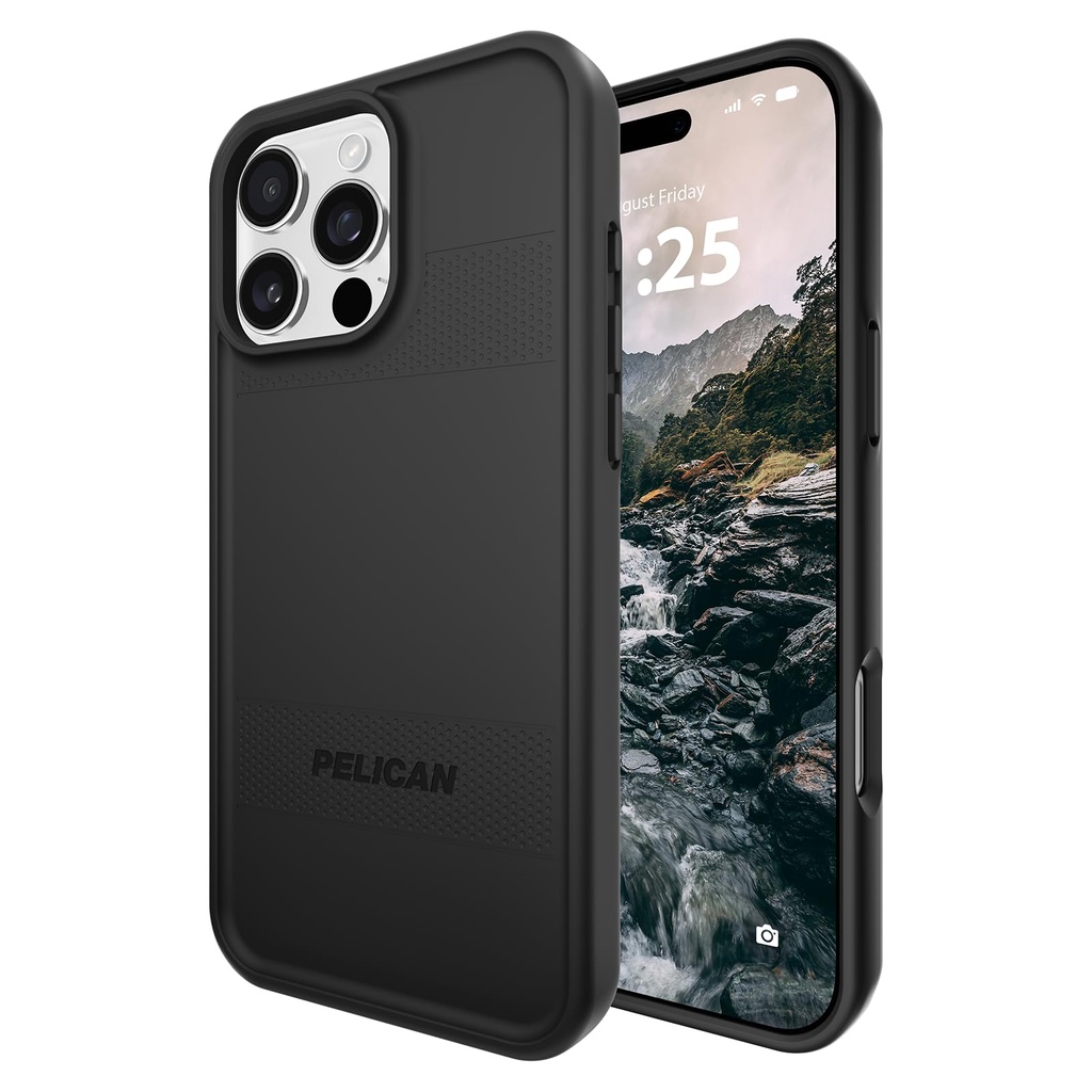 Pelican Protector MagSafe Compatible Case for Apple iPhone 16 Pro Max - Black