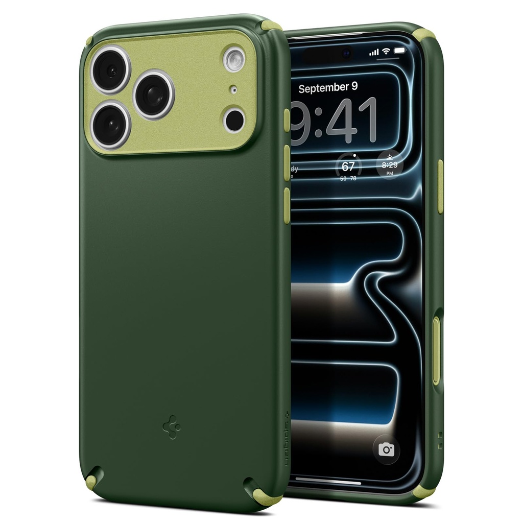 Spigen Nano Pop Hybrid Mag Fit Case for iPhone 17 Pro - AVO Green