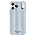 iPhone 18 Pro  / iPhone 17 Pro Kate Spade Protective - Faux Stripe Diamond Blue w/ MagSafe