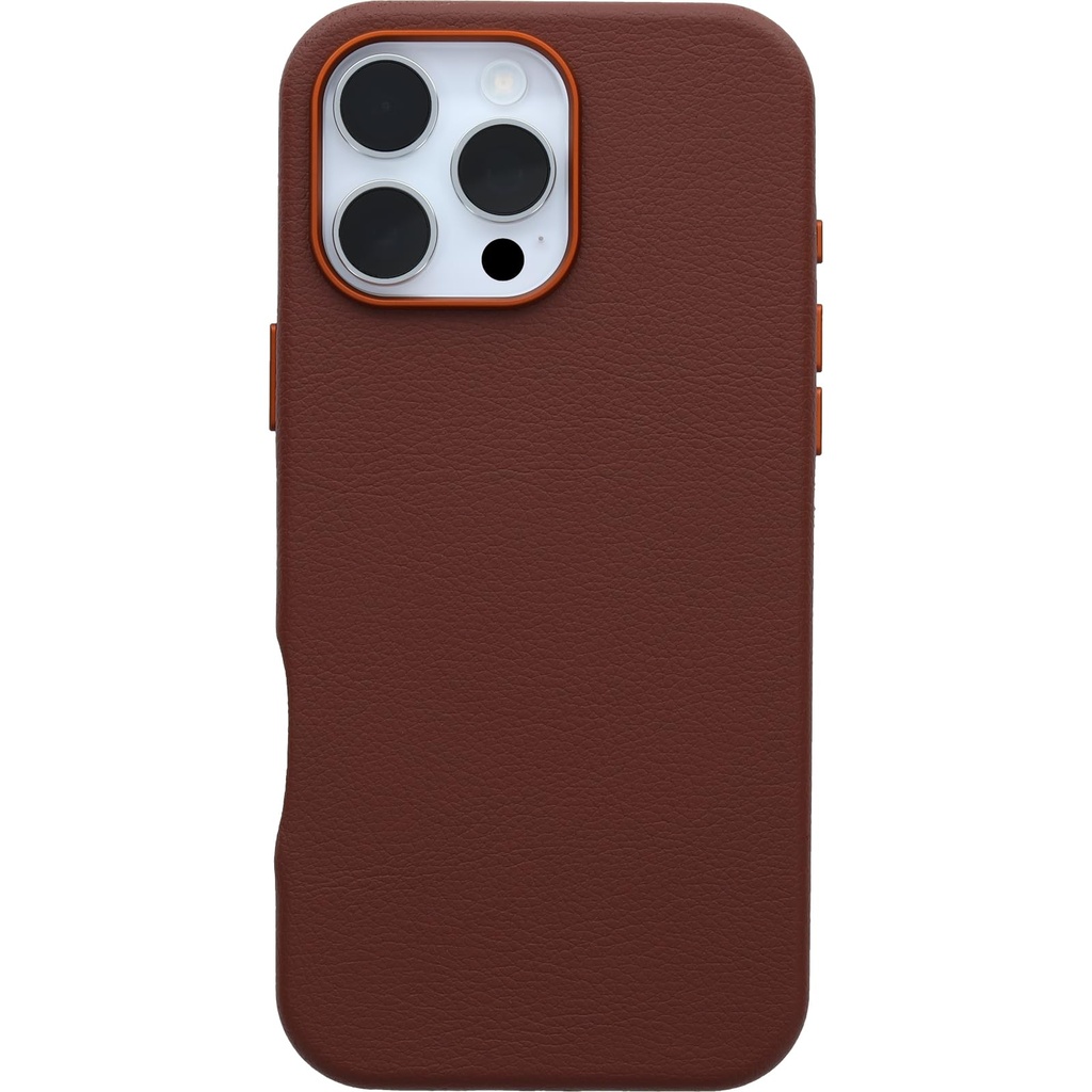 Otterbox Symmetry Cactus Leather Magsafe Case For Iphone 16 Pro Max - Rich Adobe