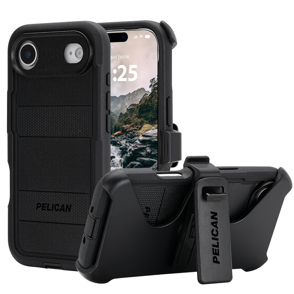 Pelican Voyager Black Magsafe Phone Case For Iphone Air